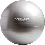 Ficha técnica e caractérísticas do produto Gym Ball Vollo Tamanho 65cm Cinza com Resistência de 350kg e Bomba
