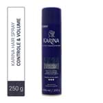 Ficha técnica e caractérísticas do produto Hair Spray Karina Controle & Volume Fixação Extra Forte 400ml