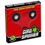 Ficha técnica e caractérísticas do produto Hand Spinner Anti Stress Certificado - Fidget Giro Spinner - Vermelho - DTC