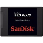Ficha técnica e caractérísticas do produto HD 120GB SSD SATA 3 (6Gb/s) Sandisk Plus SDSSDA-120G-G25, 2.5, 7 Mm
