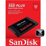 Ficha técnica e caractérísticas do produto Hd 2,5 Ssd Plus Sandisk 120gb 530mb/s Sata 3 6gb/s G26