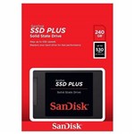 Ficha técnica e caractérísticas do produto Hd 2,5 Ssd Plus Sandisk 240gb 530mb/s Sata 3 6gb/s G26