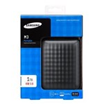 Ficha técnica e caractérísticas do produto HD Externo Portátil Samsung 1TB M3 Portable - Preto - Samsung
