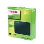 Ficha técnica e caractérísticas do produto Hd Externo 2Tb Toshiba Portátil Canvio Basics Usb 3.0