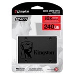 Ficha técnica e caractérísticas do produto HD Kingston SSD A400 S37 240gb 6g
