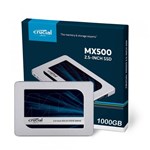 Ficha técnica e caractérísticas do produto HD SSD 1TB MX500 2,5' Crucial - CT1000MX500SSD1
