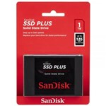 Ficha técnica e caractérísticas do produto HD P/Notebook SanDisk 1TB 2.5" SSD Plus SDSSDA-1T00-G26 535MB/s