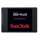 Ficha técnica e caractérísticas do produto HD SSD 480GB Sandisk PLUS 2.5 SATA 3.0 Leitura: 535MBs SDSSDA-480G-G25