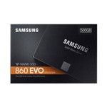 Ficha técnica e caractérísticas do produto Hd Ssd 500gb Samsung 860 Evo Sata3 6gb/s 2.5 550mb/s