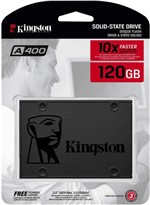 Ficha técnica e caractérísticas do produto HD SSD A400 120GB SA400S37/120G - Kingston