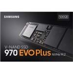 Ficha técnica e caractérísticas do produto HD SSD M.2 500Gb 970 Evo Plus Samsung NVME 3200Mb/s Pci-e | MZ-V7S500B 2627