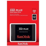 Ficha técnica e caractérísticas do produto Hd Ssd Sandisk 240gb Plus 2.5" Sdssda-240g-g26