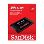 Ficha técnica e caractérísticas do produto HD SSD Sandisk Plus, 120GB, SATA