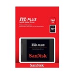 Ficha técnica e caractérísticas do produto Hd Ssd Sandisk Plus 240gb Sata 2.5" 530mb/s