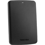 Ficha técnica e caractérísticas do produto Hdd Externo Portatil Toshiba Canvio Basics 1 Tb Preto - HDTB410XK3AA