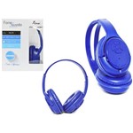 Ficha técnica e caractérísticas do produto Headphone Bluetooth 3.0 Entrada de Sd Card RÁDIO Fm MP3 Wma e Wav Azul Kp-361