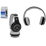 Ficha técnica e caractérísticas do produto Headphone Bluetooth 3.0 Entrada Sd Card e P2 Preto Kp-368