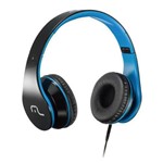 Ficha técnica e caractérísticas do produto Headphone com Microfone Multilaser Preto e Azul Ph113
