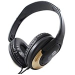 Headphone Conexao P2 Dourado Hp350