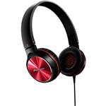 Ficha técnica e caractérísticas do produto Headphone Dobrável Pioneer Preto/Vermelho - SE-MJ532-R