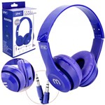Ficha técnica e caractérísticas do produto Headphone Fone de Ouvido P2 Kp-429 Azul - Knup