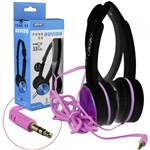 Headphone Fone de Ouvido Roxo Kp-412 - Knup