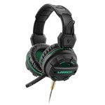 Headphone Gamer Green Usb Led Light Verde - Pulse - Ph143