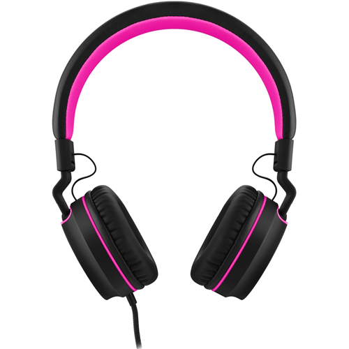 Ficha técnica e caractérísticas do produto Headphone On Ear Stereo Preto/Rosa - Pulse - PH160