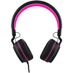 Ficha técnica e caractérísticas do produto Headphone On Ear Stereo Preto/rosa - Pulse - Ph160