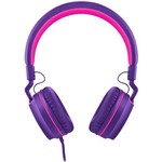 Headphone On Ear Stereo Rosa/Roxo - Pulse - PH161