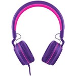 Ficha técnica e caractérísticas do produto Headphone On Ear Stereo Rosa/roxo - Pulse - Ph161