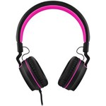 Ficha técnica e caractérísticas do produto Headphone Pulse On Ear Stereo Preto/Rosa - PH160