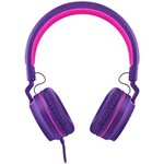 Ficha técnica e caractérísticas do produto Headphone Pulse On Ear Stereo Rosa/Roxo - PH161