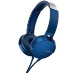Ficha técnica e caractérísticas do produto Headphone Sony Mdr-xb550ap com Extra Bass Azul - Sony