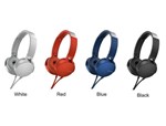 Ficha técnica e caractérísticas do produto Headphone Sony Mdr-xb550ap com Extra Bass Azul