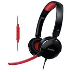 Ficha técnica e caractérísticas do produto Headset Gamer com Microfone Desencaixável e Controle de Volume Shg7210/10 Preto/vermelho Philips