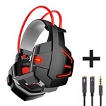Ficha técnica e caractérísticas do produto Headset Gamer com Microfone e Leds Coloridos Infokit Gh-x20 com Adaptador P3 X P2
