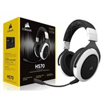 Ficha técnica e caractérísticas do produto Headset Gamer Corsair Hs70 Wireless Surround 7.1 White Ca-9011177-na