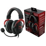 Headset Gamer Hyperx Cloud II KHX-HSCP-RD Preto e Vermelho - USB