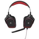 Ficha técnica e caractérísticas do produto Headset Gamer Logitech G230 Preto e Vermelho - USB