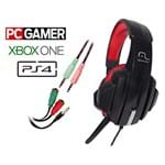 Ficha técnica e caractérísticas do produto Headset Gamer Multilaser Fone com Microfone para Computador PC Notebook PS4 XBOX-ONE - PH120