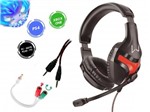 Ficha técnica e caractérísticas do produto Headset Gamer Multilaser PH101 Fone com Microfone para Computador PC Notebook PS4 XBOX-ONE