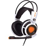 Ficha técnica e caractérísticas do produto Headset Gamer OEX Extremor Som 7.1 Virtual Surround Smart Vibration HS-400 - Branco