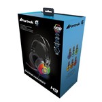 Ficha técnica e caractérísticas do produto Headset Gamer RGB G Pro H3+ 7.1 Cinza FORTREK *