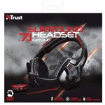 Ficha técnica e caractérísticas do produto Headset Gamer Trust GXT 340 Preto/Vermelho - Surround 7.1 - Trust