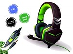 Ficha técnica e caractérísticas do produto Headset Gamer Xbox One PS4 PC 7.1 Plug P3 3.5mm Som do Jogo e Chat Cabo Nylon VD