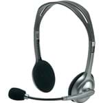 Ficha técnica e caractérísticas do produto Headset Logitech H110 Prata - PS/2 com Microfone
