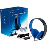 Fone de Ouvido Headset Silver Elite Ps4 Wired Stereo 7.1 Ps3/Ps4/Psvita Sony