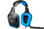 Ficha técnica e caractérísticas do produto Headset Surround Sound Gaming G430 Dolby 7.1 Preto e Azul - Logitech - 1