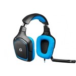 Ficha técnica e caractérísticas do produto Headset Surround Sound Gaming G430 Dolby 7.1 Preto e Azul - Logitech G